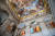 왕궁 내부에 있는 프레스코화. 펠리페 2세는 당대 최고 화가들에게 그림을 주문했다. 왕궁 곳곳에 걸작이 걸려 있다.