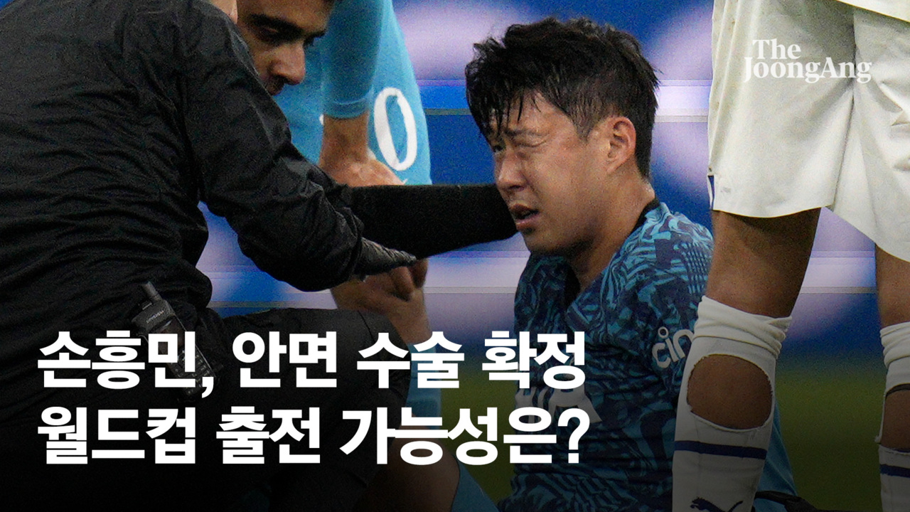 "손흥민 안와골절 수술 성공적"...24일 월드컵 첫 경기 뛰나 