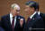 시진핑 중국 국가주석은 2013년 초 러시아를 방문해 푸틴 대통령을 만났을 때 “당신과 나는 닮은 데가 많다”고 말했다. 권력에 대한 강한 의지가 비슷하다는 뜻으로 읽힌다. [연합뉴스]