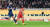 프라이부르크 공격수 정우영(오른쪽)이 7일 쾰른전에서 절묘한 왼발슛으로 선제 결승골을 터트리고 있다. AFP=연합뉴스