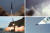 북한 인민군 총참모부는 7일 한·미의 연합공중훈련 '비질런트 스톰'에 맞대응해 지난 2일부터 5일까지 군사작전을 단행했다고 발표했다. 사진 왼쪽 위가 북한이 지난 3일 발사한 것으로 추정되는 대륙간탄도미사일(ICBM) 발사 장면. '화성-15형' 개량형으로 추정된다. 뉴스1  
