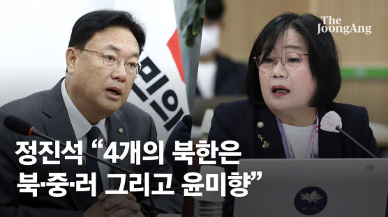 정진석 “또 하나의 북한”에 윤미향 “철지난 종북몰이…소신 변함없어"