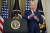 조 바이든 미국 대통령이 중간선거 다음날인 9일(현지시간) 기자회견을 열었다. AFP=연합뉴스