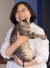 미혼인 차이 총통은 고양이와 함께 살고 있다. 트위터 캡처 