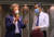 홍콩 정당 ‘민주사로(民主思路)’의 탕자화 대표(왼쪽)가 량전잉 중국 전국정협부주석(오른쪽)과 대화하고 있다. [사진 페이스북]