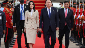尹,아세안 회의서 자유·평화·번영 '인태구상'으로 중국 견제 