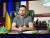 볼로디미르 젤렌스키 우크라이나 대통령이 20일(현지시간) 독일 프랑크푸르트암마인에서 열린 74회 프랑크푸르트 국제도서전에서 화상 연설을 하고 있다. 연합뉴스