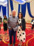 김건희 여사가 12일 오후(현지시간) 캄보디아 프놈펜 쯔노이짱바 국제 컨벤션센터에서 캄보디아 정상 주최 갈라 만찬에 참석, 조 바이든 미국 대통령과 만나 기념촬영을 하고 있다. 사진 대통령실