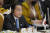 13일 캄보디아에서 열린 동아시아정상회의에 참석한 기시다 후미오 일본 총리. AP=연합뉴스