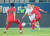 오른쪽 풀백인 김태환(오른쪽)은 카타르월드컵 첫 경기 직전까지 치열한 주전 경쟁을 펼친다. 연합뉴스