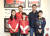 붉은악마 조호태 서울지부장·이중근(뒷줄 왼쪽부터) 의장을 만난 소중 학생기자단.