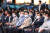 지난 7월 16일 윤석열 대통령과 김태흠 충남지사(오른쪽 둘째), 김동일 보령시장(맨 오른쪽)이 충남 보령시 대천해수욕장에서 열린 '2022 보령해양머드박람회' 개막식에 참석했다. 연합뉴스