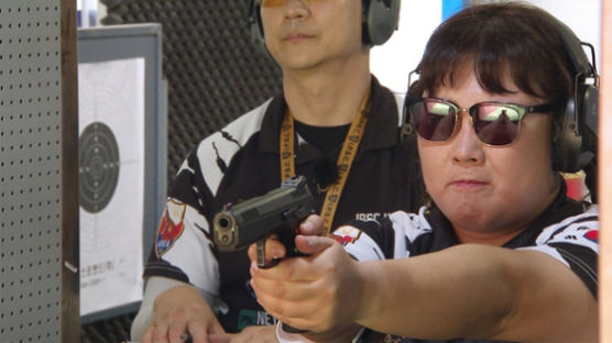 사격 국대된 김민경 “실탄 반동에 안 흔들려, 코치 놀라”