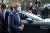 정의선 현대자동차그룹 회장이 17일 오후 무함마드 빈 살만 사우디아라비아 왕세자를 만나기 위해 서울 중구 소공동 롯데호텔로 들어서고 있다. 뉴스1