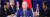 13일(현지시간) 캄보디아 프놈펜 한 호텔에서 열린 한미일 정상회담에서 윤석열 대통령(왼쪽부터),조 바이든 미국 대통령, 기시다 후미오 일본 총리가 발언하고 있다. 연합뉴스