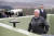 펜스 전 부통령이 지난 2017년 비무장지대(DMZ)를 방문한 모습. AP=연합뉴스
