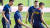 포르투갈대표팀 훈련에 참여한 호날두(왼쪽에서 두 번째). AFP=연합뉴스