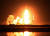 지난 16일 오전 미국 플로리다 케네디우주센터 39B 발사장에서 아르테미스1 로켓이 화염을 내뿜으며 우주로 올라가고 있다. [AFP=연합뉴스]