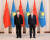 지난 9월 14일 카자흐스탄에 국빈 방문한 시진핑(왼쪽) 중국 국가주석과 토카예프 카자흐스탄 대통령. 신화=연합뉴스