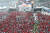 2010 남아공월드컵 B조예선 한국과 나이지리아의 경기가 열릴 당시 거리 응원전 모습. 연합뉴스