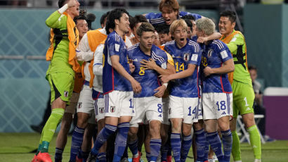 또 이변 '미친 월드컵'...일본, 4년 전 한국처럼 독일 무너뜨렸다
