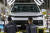 23일(현지시간) 러시아 모스크바 근교의 자동차 공장에서 '모스크비치 3'가 생산되는 모습. 로이터=연합뉴스 