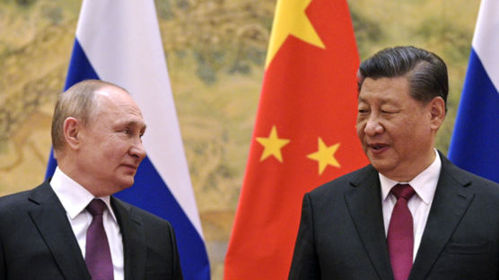 푸틴, 3연임 확정한 시진핑에 축전…"두 나라 협력 강화 기대"
