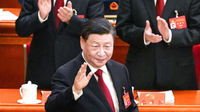 시진핑 연설, 3분30초에 한 번 꼴 박수…장쩌민 모습 안 보여