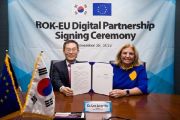 한국-EU, 디지털파트너십 출범… “민주적 가치 공유 중요”