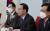 국민의힘 주호영 원내대표가 30일 오후 서울 여의도 국회에서 열린 기자간담회에서 발언하고 있다. 연합뉴스