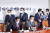 국민의힘 비대위회의가 21일 서울 여의도 국회에서 열렸다. 정진석 비대위원장과 비대위원들이 입장하고 있다. 김성룡 기자