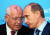 2004년 블라디미르 푸틴 러시아 대통령과 대화하고 있는 미하일 고르바초프 전 소련 지도자. AP=연합뉴스