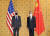 지난해 10월 31일 이탈리아 로마 주요 20개국(G20) 정상회담장에서 토니 블링컨(왼쪽) 미국 국무장관과 왕이(오른쪽) 중국 국무위원 겸 외교부장이 회담에 앞서 기념 촬영을 하고 있다. [신화=연합뉴스]