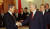 노태우 당시 대통령이 1990년 12월 14일 크렘린궁에서 미하일 고르바초프 대통령과 정상회담에 앞서 악수하는 모습. 연합뉴스