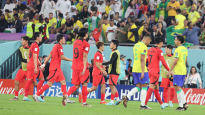 한국, 전반에만 4골 허용…스위스 월드컵 이후 68년만