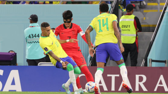 [속보] 전반 7분 비니시우스 선제골… 한국 0-1 브라질