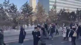 몽골, 영하 21도에도 '석탄 부패' 시위…"관료들 석탄 빼돌려"[영상]