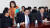 2018년 3월 29일 당시 자유한국당 내 반홍(반 홍준표)계 중진의원들이 국회의원회관에서 모임을 가진 모습. 이주영, 나경원, 정우택, 유기준 의원(왼쪽부터)이 인사를 나누고 있다. 변선구 기자