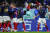 올리비에 지루(맨 오른쪽)가 프랑스의 두 번째 골을 터뜨린 직후 환호하고 있다. AP=연합뉴스