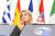 지난달 22일(현지시간) 프랑스 스트라스부르에서 열린 유럽 의회에 참석한 에바 카일리 유럽 의회 부의장. 로이터=연합뉴스