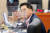 국민의힘 김기현 의원이지난 10월 국회 국방위 국정감사에서 질의하고 있다. 연합뉴스