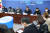 국정조사특위 야3당 의원들이 13일 국회 의원회관에서 국민의힘의 국정조사 참여 촉구 및 정부의 불성실한 자료제출을 규탄하는 기자회견을 하고 있다. 연합뉴스