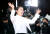 개그우먼 김신영이 지난달 25일 서울 영등포구 KBS홀에서 열린 제43회 청룡영화상 시상식에서 레드카펫을 밟고 있다. 뉴스1
