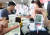정부세종청사에서 심뇌혈관질환 예방관리 캠페인이 열려 직원들이 혈압·혈당·측정을 하고 있다. 연합뉴스
