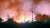지난 10월 4일 오루 현무-2C 미사일이 발사 직후 비정상 비행 후 기지 내로 떨어졌다. 당시 사고로 불이 난 모습. 중앙포토