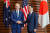 지난 5월 일본 도쿄에서 열린 정상회담에서 만난 조 바이든 미국 대통령(왼쪽)과 기시다 후미오 일본 총리. AFP=연합뉴스