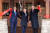 '빌리 킴 홀' 개관식에서 마이크 펜스(왼쪽부터) 전 미국 부통령, 김장환 목사, 프랭클린 그레이엄 목사가 테이프 커팅을 하고 있다. 사진 극동방송