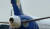인천공항에서 19일 발생한 여객기 접촉 사고로 라오항공 꼬리 날개 부분이 파손됐다. 사진 인천국제공항공사