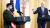  조 바이든 미국 대통령과 볼로디미르 젤렌스키 우크라이나 대통령이 21일(현지시간) 백악관에서 정상회담을 한 뒤 공동기자회견을 진행하고 있다. AFP=연합뉴스