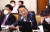  국민의힘 서일준 의원이 지난 10월 12일 국회에서 열린 국토교통위원회 한국부동산원, 주택도시보증공사 등에 대한 국정감사에서 질의하고 있다. 장진영 기자